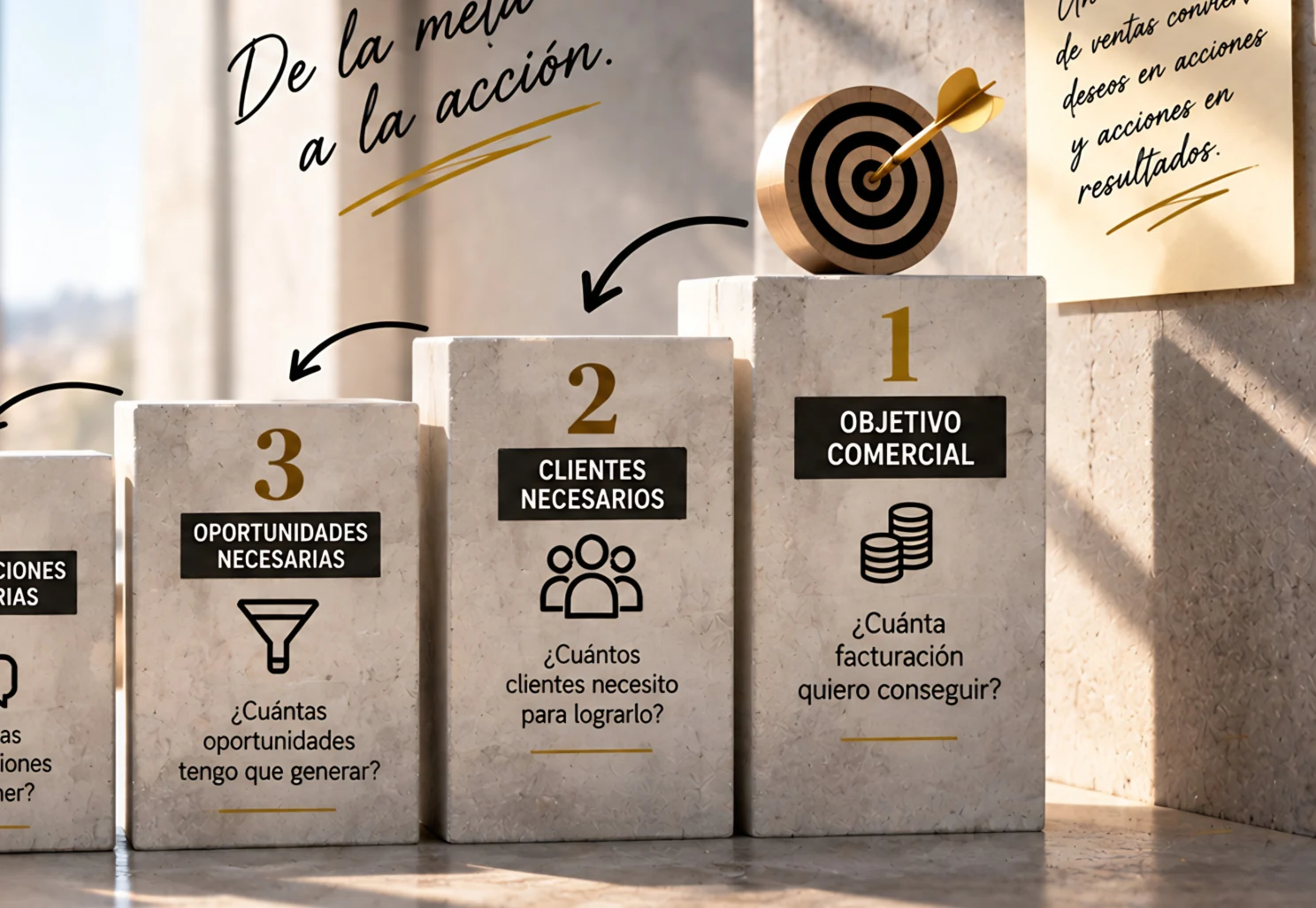 Sesión real de formación comercial con emprendedores